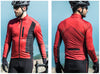 Santic Glamour Men's Cycling Jacket 6℃-14℃ in Black and Red